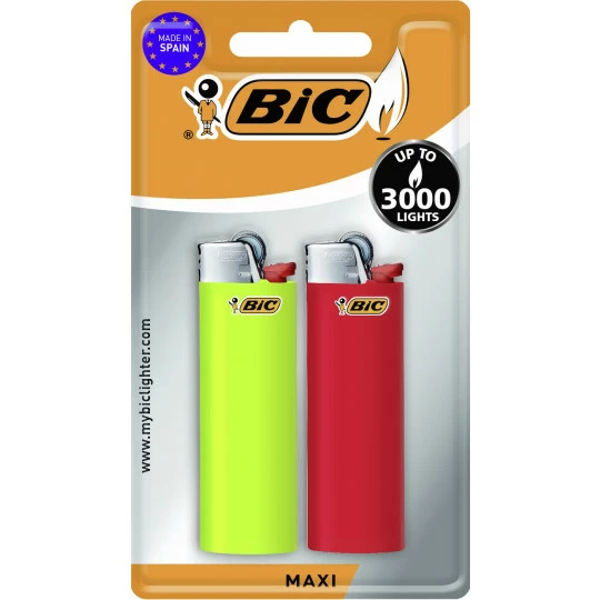 Bic J26 Maxi Feuerzeug Kindergesichert Sortiert 2ST 1 Bic J26 Maxi Feuerzeug Kindergesichert Sortiert 2ST