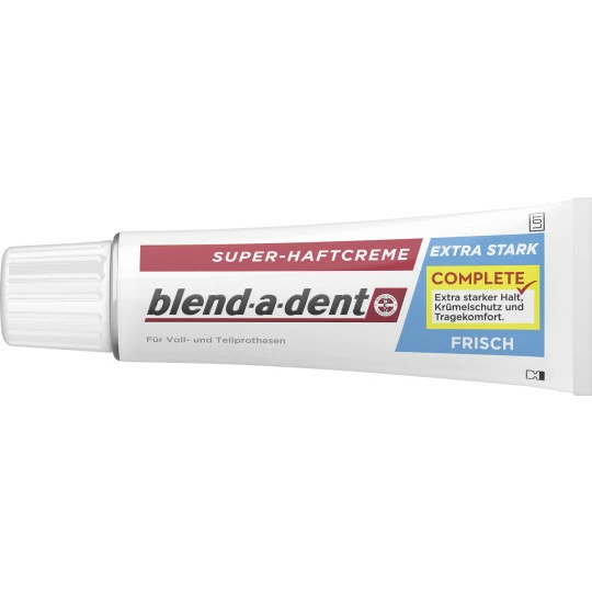 Blend-a-dent Super-Haftcreme Complete Extra Stark Frisch 47G 1 Blend-a-dent Super-Haftcreme Complete Extra Stark Frisch 47G