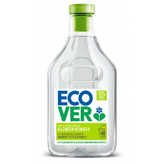 Ecover Allzweckreiniger Zitronengras & Ingwer 1L 40Dosen 1 Ecover Allzweckreiniger Zitronengras & Ingwer 1L 40Dosen