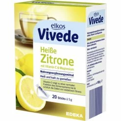 Elkos VIVEDE Heiße Zitrone Sticks 20ST 100G