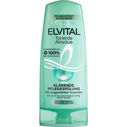 L'Oreal Elvital Tonerde Absolue Klärende Pflegespülung 250ML 1 L'Oreal Elvital Tonerde Absolue Klärende Pflegespülung 250ML