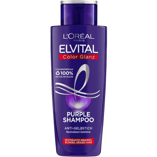 L'Oreal Elvital Color Glanz Purple Shampoo 200ML 1 L'Oreal Elvital Color Glanz Purple Shampoo 200ML