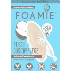 Foamie Feste Duschpflege Kokos & Kakaobutter 80G