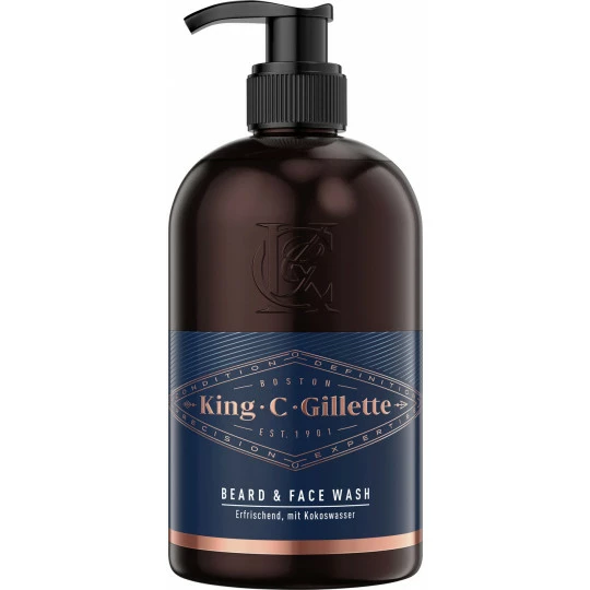 Gilette King C. Gillette Beard & Face Wash 350ML 1 Gilette King C. Gillette Beard & Face Wash 350ML