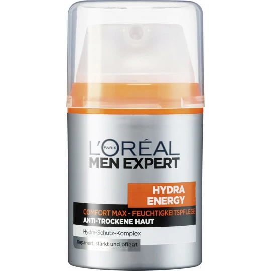 L'Oreal Men Expert Hydra Energy Comfort Max Intensiv Feuchtigkeitspflege Anti-Trockene Haut 50ML 1 L'Oreal Men Expert Hydra Energy Comfort Max Intensiv Feuchtigkeitspflege Anti-Trockene Haut 50ML