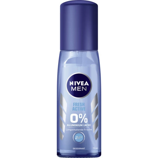 NIVEA Men Deo Zerstäuber Fresh Active 75ML 1 NIVEA Men Deo Zerstäuber Fresh Active 75ML
