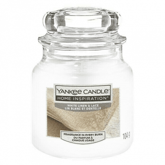 Yankee Candle Home Inspiration Duftkerze White Linen & Lace 340G 1 Yankee Candle Home Inspiration Duftkerze White Linen & Lace 340G