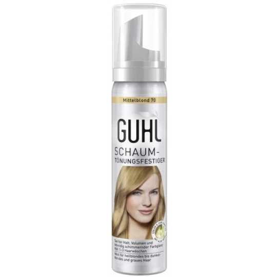 Guhl Schaum-Tönungsfestiger 70 Mittelblond 75ML 1 Guhl Schaum-Tönungsfestiger 70 Mittelblond 75ML