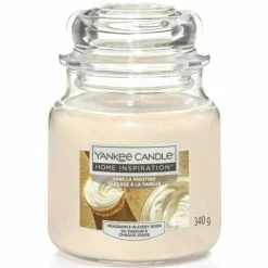 Yankee Candle Home Inspiration Duftkerze Vanilla Frosting 340G
